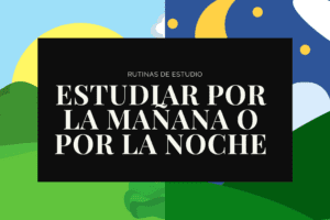 blog RUTINA ESTUDIO DIA O NOCHE