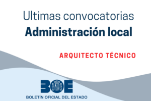 Blog Arquitecto Técnico Administracion Local